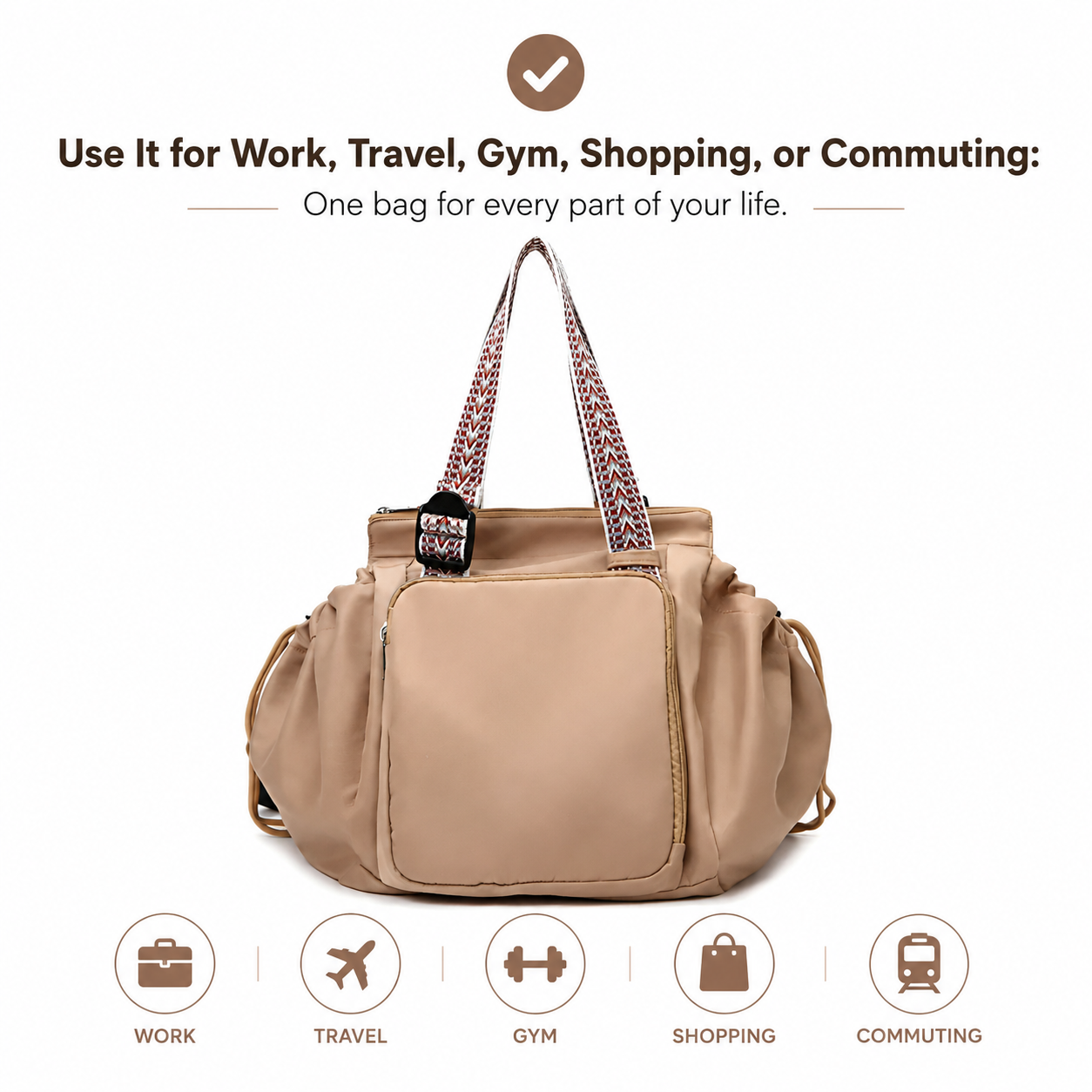 The Nordic Elements 3-in-1 Convertible Omni Tote